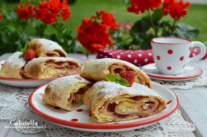 Az eper akár rétesek, sütemények remek kiegészítője lehet