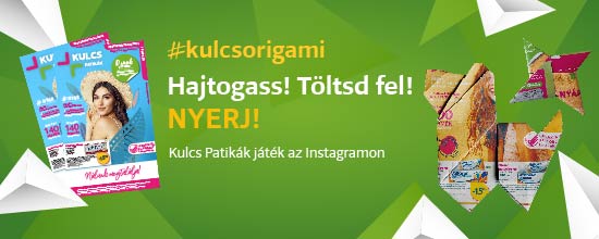 Hajtogass és nyerj - júliusi nyereményjáték