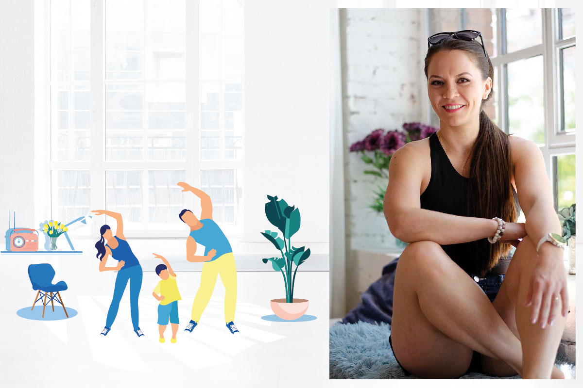 Fontos, hogy a család minden tagja találjon sportolási lehetőségeket a karantén alatt is Fontos, hogy a család minden tagja találjon sportolási lehetőségeket a karantén alatt is