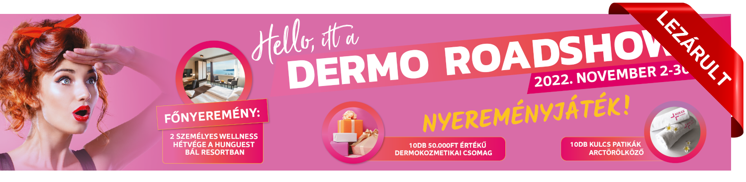 Dermo Roadshow - Nyereményjáték