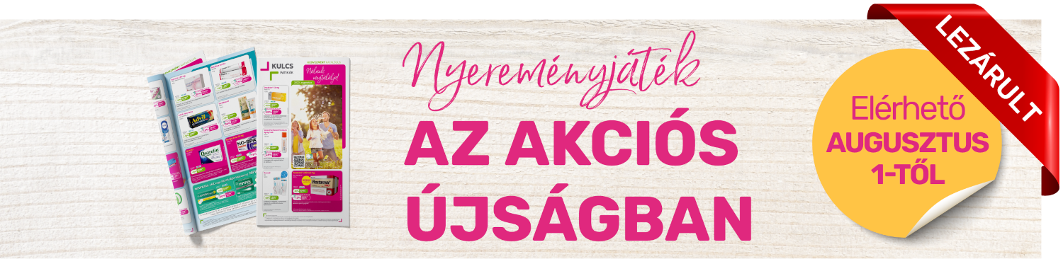 Nyereményjáték az akciós újságban – 2023. augusztus