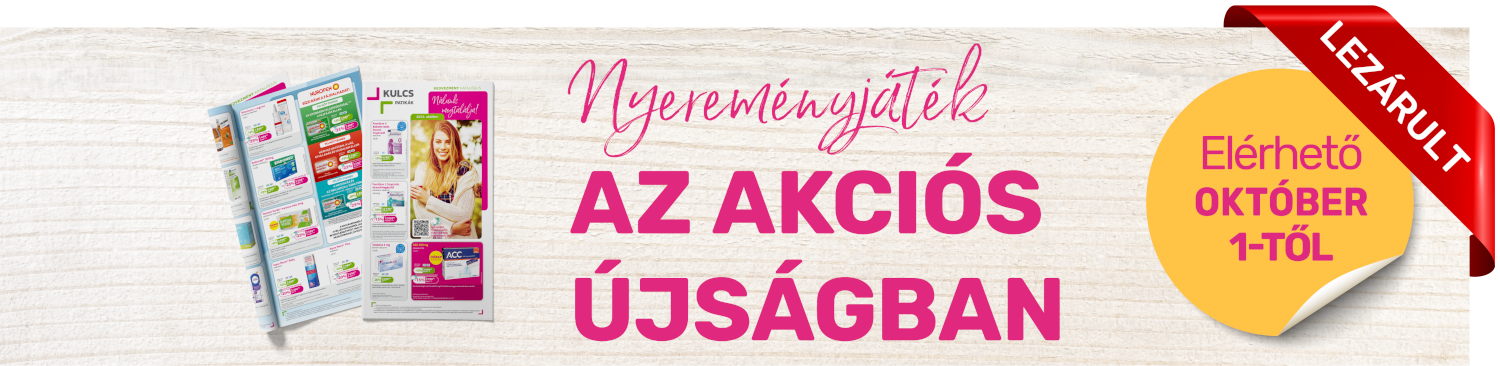 Nyereményjáték az akciós újságban – 2023. október