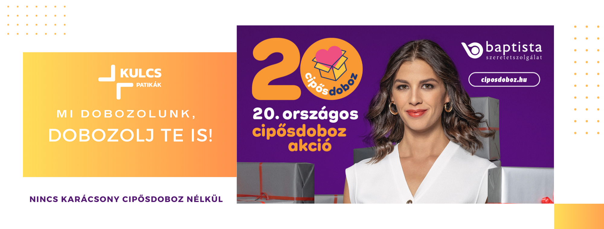 Újra dobozol a Kulcs Patikák – Dobozolj velünk Te is!